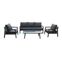 Mobilier d'extérieur en aluminium moderne jardin métal patio ensemble de meubles d'extérieur