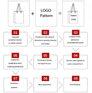 Sac cadeau de luxe personnalisé en papier blanc recyclable avec fleurs imprimées et votre propre logo pour chaussures et vêtements - Product Image 6