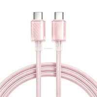 Câble USB C Premium 65W PD à charge rapide, en nylon tressé durable, pour synchronisation des données, compatible avec les appareils iOS et Android