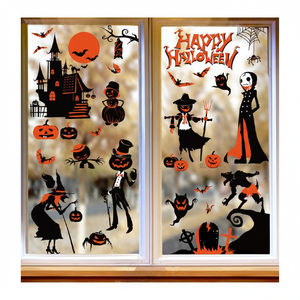 Adesivo per finestra di Halloween Set di 9 pezzi puntelli di Halloween al vapore - Product Image 1