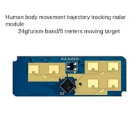 Modul Radar Gelombang Milimeter 24G HLK-LD2450 Sensor Pelacak Manusia dengan Jangkauan Deteksi 6M, Pemantauan 3 Target Secara Bersamaan, untuk Penggunaan Rumah Tangga