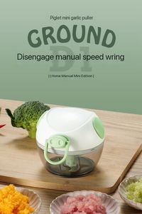 Extracteur d'ail manuel Purée de pommes de terre et de citrouille Machine à aliments complémentaires pour bébé Hachoir à viande multifonctionnel pour le remplissage des boulettes - Product Image 6