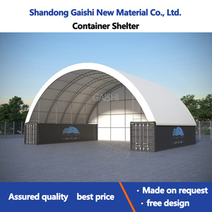 The New Listing Modern Nature PVC Tension Fabric Membrane Structure Prefab Trussed Steel Frame Aircraft Hangar Canopy Cover - Product Image 3