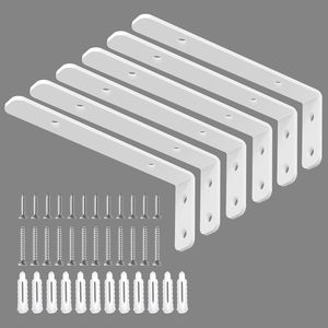 Stainless Steel L-Bracket Heavy Duty Angle Bracket 5" X 2" (125x50mm) Modern Design <b>Kitchen</b> Living Room Shelf Support 40 Lbs - Product Image 1