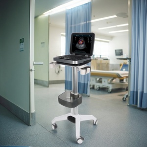 Alle Moderne Mobiele Medische Computer Trolley Werkstation Aluminium Legering Ziekenhuis School Hotel Gebruik Woonkamer Vesa Echografie - Product Image 1