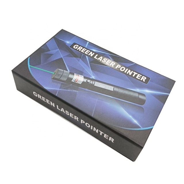 Laser Pointer with 18650 Battery and Safety Key Green Laser Light 303 Strong Power Light Pointers with Star Light