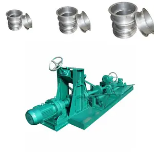 B-2500 Hidrolik Baja Karbon Kipas Angin Aksial Pipa Udara Api 300-2000Mm Diameter 1.5-5Mm Ketebalan Mesin Flensa