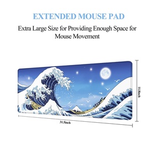 <span class=keywords><strong>Tapis</strong></span> <span class=keywords><strong>de</strong></span> <span class=keywords><strong>souris</strong></span> en caoutchouc naturel, grand format, original, personnalisé, bord <span class=keywords><strong>de</strong></span> verrouillage - Product Image 2