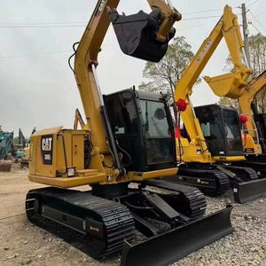 Mini-excavatrice d'occasion 308 308E de 8 tonnes, moteur, boîte de vitesses, pompe à engrenages et godet de terrassement Caterpillar d'origine usagés - Product Image 1