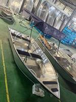 Bateau de pêche sportive en aluminium de 4m de longueur personnalisée CE nouvel état pour le nettoyage de la rivière et le hors-bord