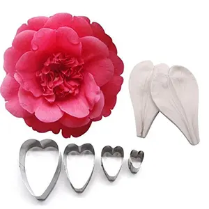 Camellia Veiner Formen Fondant Cutter Set Kuchen Dekorations werkzeuge Sugar paste Flower Craft Making Tools Edelstahl Silikon