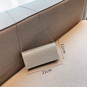 Nuevo Bolso de Mano de Moda para Novia, Pequeño, con Brillantina y Pedrería, Bolso de Noche con Cristales, Tipo Clutch - Product Image 6