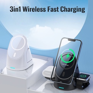 Dispositivo Electrónico 3 en 1 Magnético para Carga Inalámbrica Rápida, Soporte para Teléfono, Cargador de Escritorio para Teléfono Móvil, Reloj y Auriculares - Product Image 2