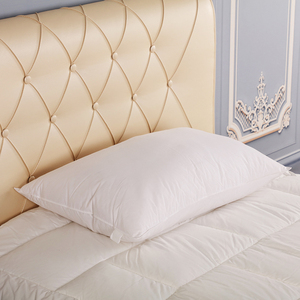 Inserts d'oreiller blancs en <span class=keywords><strong>plumes</strong></span> d'oie naturelles, oreillers de lit en tissu de coton égyptien 100% - Product Image 5