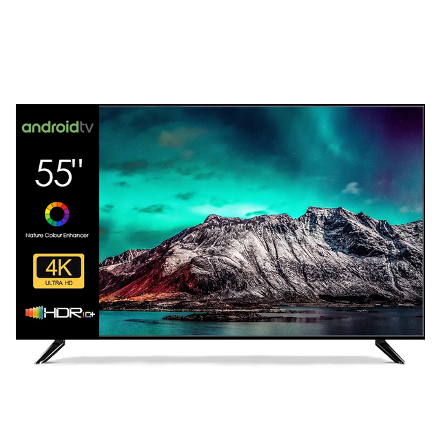 Factory OEM TV 55inch Flat Screen LCD TV 4K UHD TV 55 Inch Cheap Smart Television
