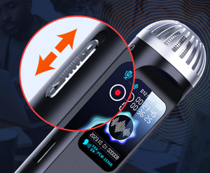 4GB-64GB Pequeña grabadora de voz activada <span class=keywords><strong>Espia</strong></span> + Micrófono, Cancelación de ruido profesional Audio Dictáfono Mini Grabación de sonido Reproductor de MP3 - Product Image 3