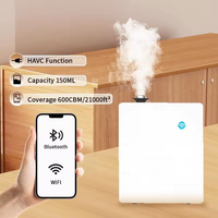 Diffuseur d'arômes intelligent de luxe pour la maison et les hôtels, avec contrôle Wi-Fi par application, sans eau, nébulisation, pour hall d'hôtel, compatible avec système CVC