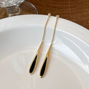 FY-ED454 длинные серьги-гвоздики с кисточками - Product Image 5