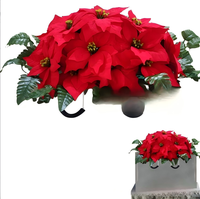 Bunga Daisy Sutra Buatan Tahan Lama Merek YC, Laris Manis, untuk Dekorasi Makam, Pemakaman, Musim Semi & Panas, Luar Ruangan, Qingming