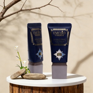 Tube souple vide en PE de 50 ml pour crème pour les lèvres et les yeux, avec impression offset et bouchon à vis trigonal, idéal pour crème BB et crème pour les mains - Product Image 1