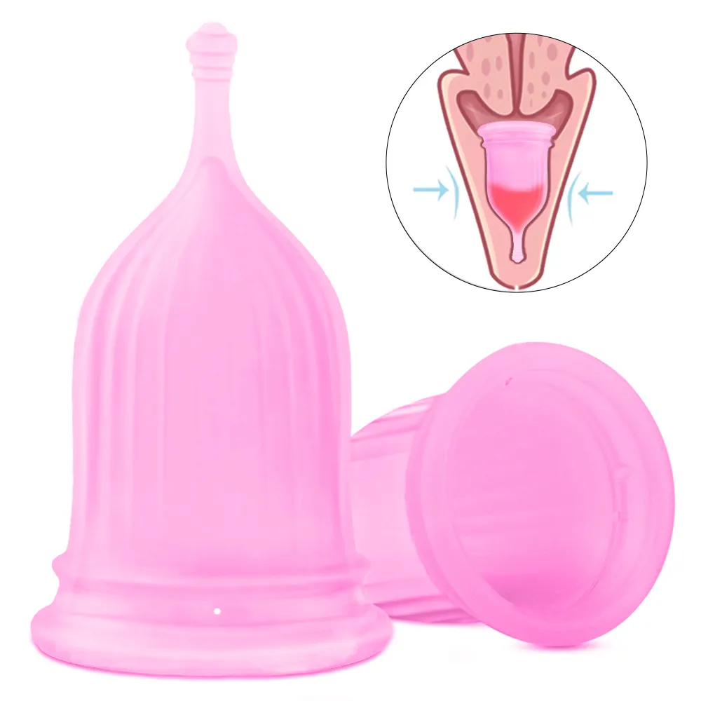 S-HANDE new S/M/L copos menstruais de silicone de grau médico macio para período feminino