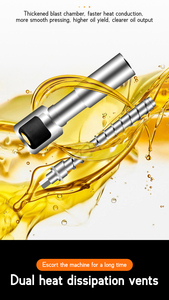 Presse à vis entièrement automatique MJ en acier inoxydable pour usage domestique, pressage à chaud d'olives, d'arachides et de <span class=keywords><strong>germe</strong></span> de maïs pour petites entreprises - Product Image 5