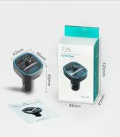 Chargeur de voiture double USB avec navigation DSP, commande vocale intelligente, émetteur FM, fonction stéréo, lecteur MP3 sans fil