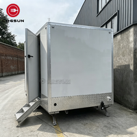 Cogsun Mobile : Remorques sanitaires portables à 4 postes de toilette pour l'extérieur, à vendre