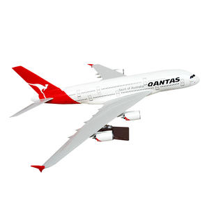 โมเดลเครื่องบินแอร์บัส <span class=keywords><strong>A380</strong></span> สายการบินควอนตัส ทำจากเรซิ่น ขนาด 73 ซม. ของขวัญทางธุรกิจ โลโก้ปรับแต่งได้ - Product Image 2