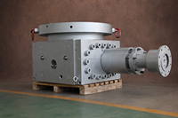 Pompe à engrenages pour fond de réacteur en acier à outils, directement de l'usine, pour transfert de polymères et ligne de traitement chimique, 5-54000cc/r