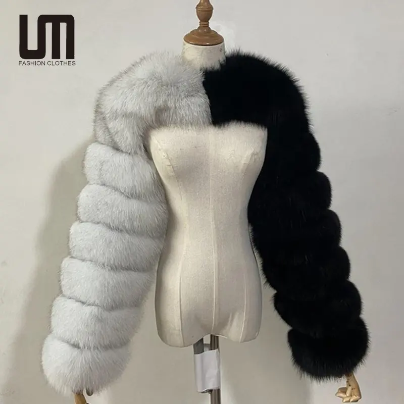 Liu Ming High Quality Women Fashion Clothing Winter Faux Fur Jacket Fluffy Thick Warm Outerwear Short Plus Size Coat