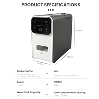 Distributeur de serviettes intelligent chaud/froid 550W avec écran tactile pour restaurants, bars, hôtels (OEM)