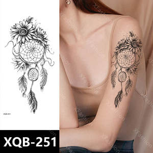 <span class=keywords><strong>Tatuaje</strong></span> Temporal Impermeable XQB, Diseño de Corona de León y Rosa, para Brazo <span class=keywords><strong>Pequeño</strong></span> - Product Image 5