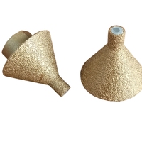 PMS M10 50mm Tête de meulage diamantée refroidie pour le meulage de trous, le perçage, l'élargissement et le chanfreinage