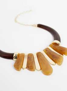 Collar de cuentas de resina de moda hermoso pulido de alta calidad hecho a mano último de lujo personalizado para mujeres de la India. - Product Image 2