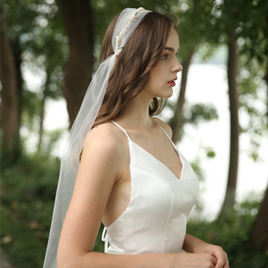 <span class=keywords><strong>Voile</strong></span> <span class=keywords><strong>de</strong></span> mariage pour la future <span class=keywords><strong>mariée</strong></span> <span class=keywords><strong>avec</strong></span> décoration <span class=keywords><strong>de</strong></span> perles <span class=keywords><strong>Voile</strong></span> <span class=keywords><strong>de</strong></span> <span class=keywords><strong>mariée</strong></span> inspiré <span class=keywords><strong>de</strong></span> la forêt <span class=keywords><strong>de</strong></span> plage pour les mariages - Product Image 4
