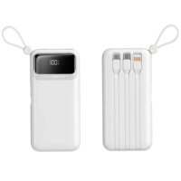 Kitway 10000mAh Power Bank Portabel Pengisian Cepat Ultra-Tipis Kapasitas Tinggi Input Micro USB Type-C Baterai Li-Polymer Terintegrasi