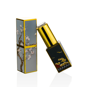 Emballage de tube à rouge à lèvres carré bleu personnalisé OEM de style culturel chinois - Product Image 6