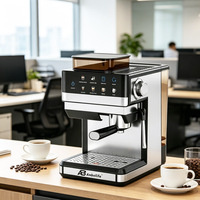 Cafetera Espresso Automática Anbolife de 20 Bares con Molinillo, Diseño Compacto, Protección Contra Sobrecalentamiento, Autolimpieza, Fabricación OEM