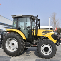 Chine marque machines agricole acheter tracteur taille 180/90 ferme 4x4 Mini 100hp climatisé 75 140 hp tracteur pour l'agriculture