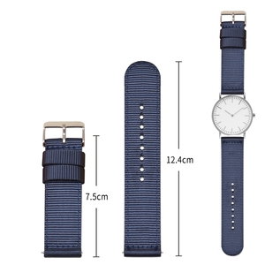 Vendita calda colorata 18mm 20mm 22mm a sgancio rapido in Nylon spesso cinturino sportivo cinturino in due pezzi cinturino da polso per <span class=keywords><strong>Samsung</strong></span> - Product Image 4