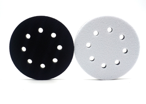 5 Inci <span class=keywords><strong>Hook</strong></span> & <span class=keywords><strong>Loop</strong></span> 8 Lubang Lembut Antarmuka Pad Spons Poles Penyangga Bantalan - Product Image 3