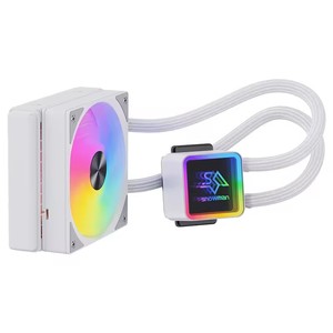 Refroidisseur d'eau pour processeur SNOWMAN <span class=keywords><strong>KS120</strong></span> ARGB 120 mm pour ordinateur de jeu, refroidisseur pour boîtier d'ordinateur, refroidisseur liquide pour processeur, refroidisseur d'ordinateur de bureau - Product Image 2