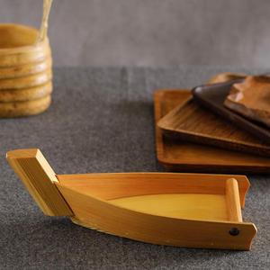 ถาดเสิร์ฟไม้ไผ่และไม้เนื้อแข็ง 6 นิ้วอเนกประสงค์สำหรับใช้ในครัวเรือน - Product Image 3