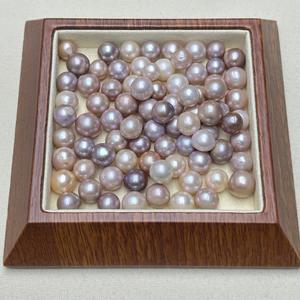 ไข่มุกน้ำจืดสีชมพูเชอร์รี่ 7-8 มม. แสงสว่างดี ไร้ตำหนิ คุณภาพเยี่ยม ไม่ซีดจาง เม็ดเปลือย ไม่เคลือบ  แบบเม็ดเดี่ยว - Product Image 1