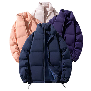 Chaqueta de Invierno Casual para Hombre, de Alta Calidad, con Cuello Alto y Cierre, Gruesa y Cálida, para Exteriores, Tallas Grandes, Personalizable y de Moda - Product Image 3