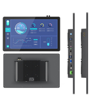 PC industriel tout-en-un avec écran tactile capacitif projectif 10 points de 10 pouces, Intel i7, étanche IP65