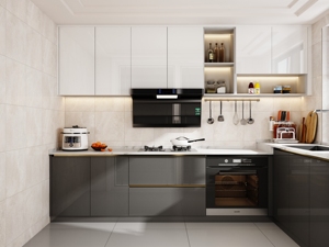 ตู้ครัวสำเร็จรูป MDF แบบโมดูลาร์ Lesso Home พร้อมระบบยกอะลูมิเนียม ดีไซน์ทันสมัย ตู้ครัวไฟฟ้า - Product Image 2