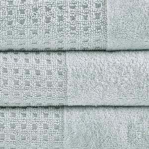 DB 6 Piece Cotton <b>Waffle</b> Jacquard Antimicrobial Bath <b>Towel</b> Set - Product Image 3