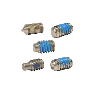 M1.4 M1.6 M1.8 M2 M2.5 M3 M4 M5 <strong>M6</strong> M8 M10 Hexagon/Socket/Allen Drive No Head <strong>Grub</strong> Set <strong>Screws</strong> With Nylok Patch - Product Image 1